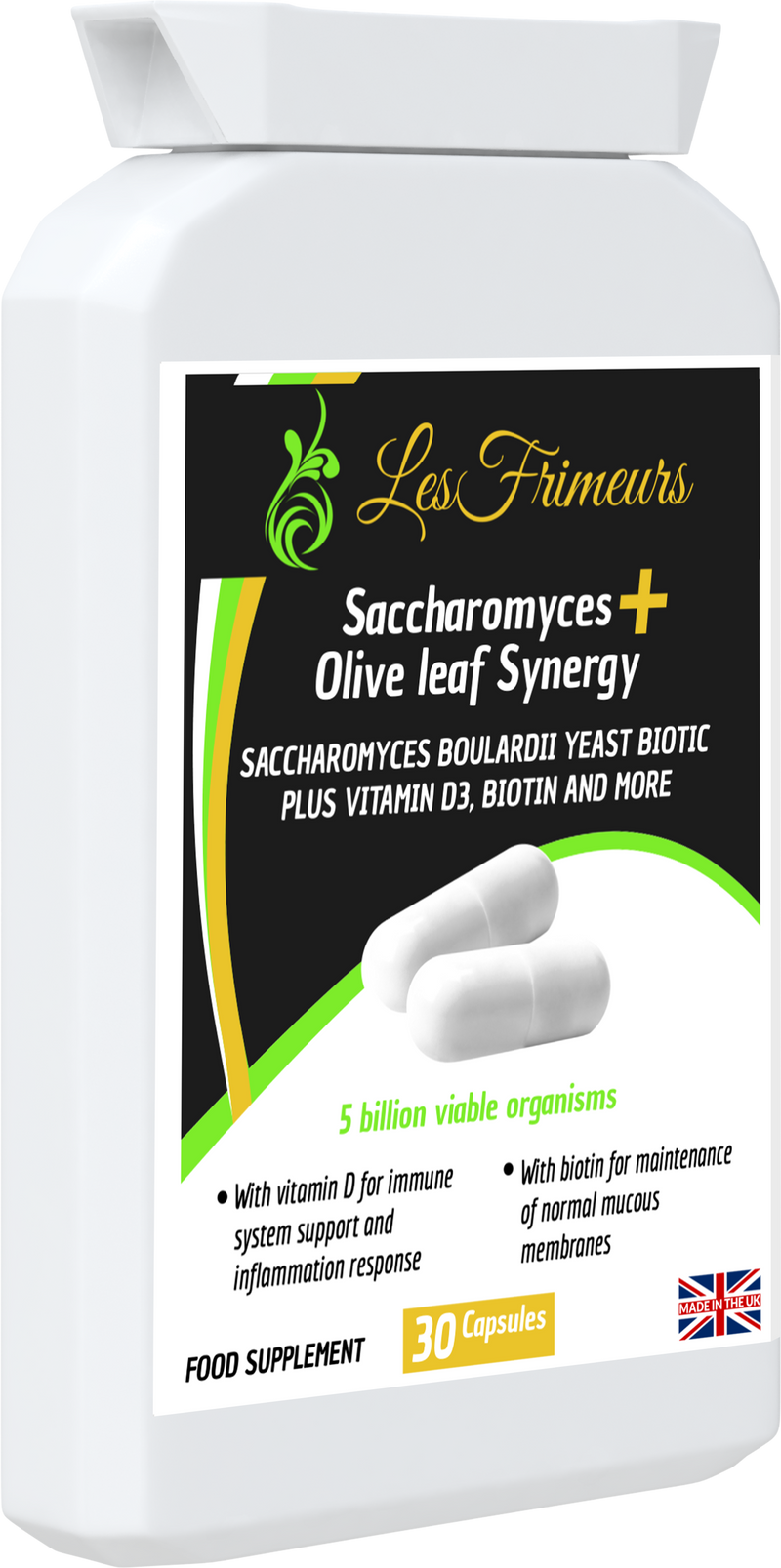 Saccharomyces + Olive leaf Synergy